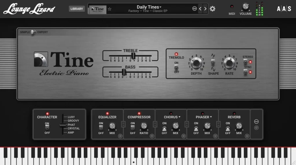 Applied Acoustics Systems – Lounge Lizard EP-5 Torrent v5.0.1 STANDALONE, VSTi, VST3, AAX x64 [Win]