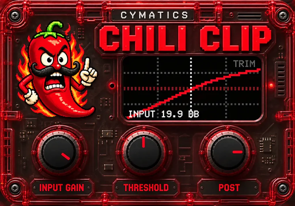 Cymatics – Chili Clipper v1.0.0 VST3, AU x64 [Win, Mac]